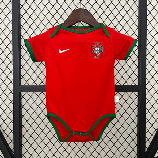 Body Bebê Infantil Portugal Home 24/25 . - Vermelho