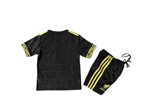 Kit Infantil México Edição Especial 25/26 -Preto e Dourado