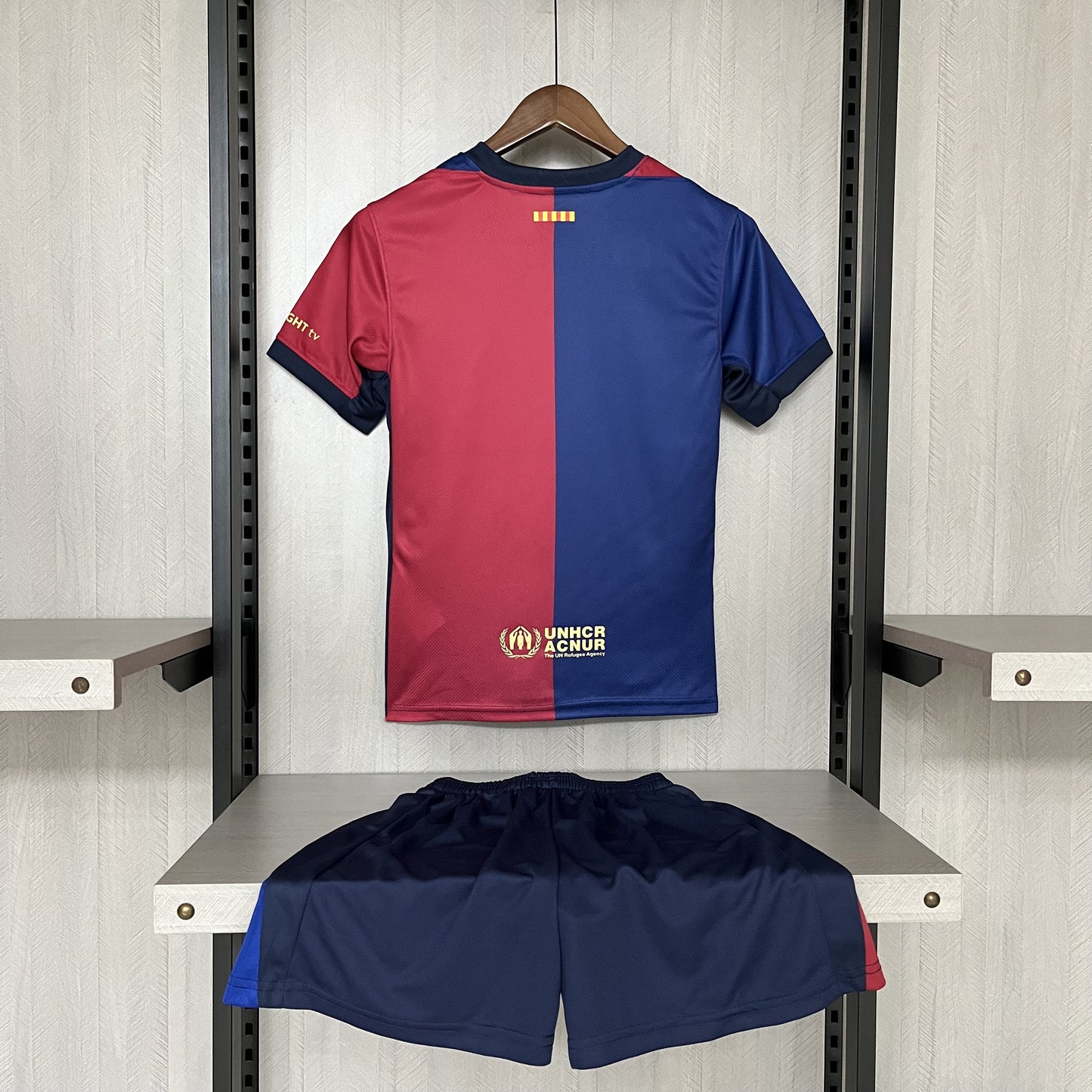 Kit Infantil Barcelona Home 24/25 - Grená