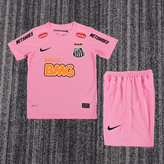 Kit Infantil Santos Retrô 11/12 - Rosa