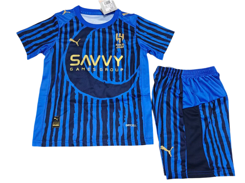 Kit Infantil Al Hilal Home 25/26 . - Azul