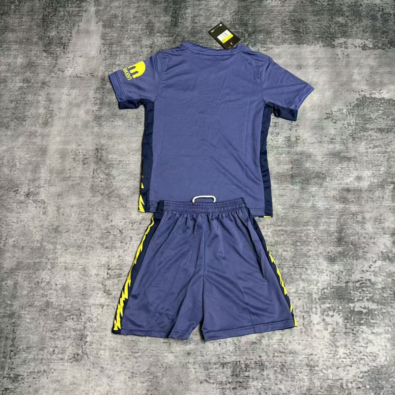 Kit Infantil Atlético de Madrid Away 25/26 -Azul Escuro