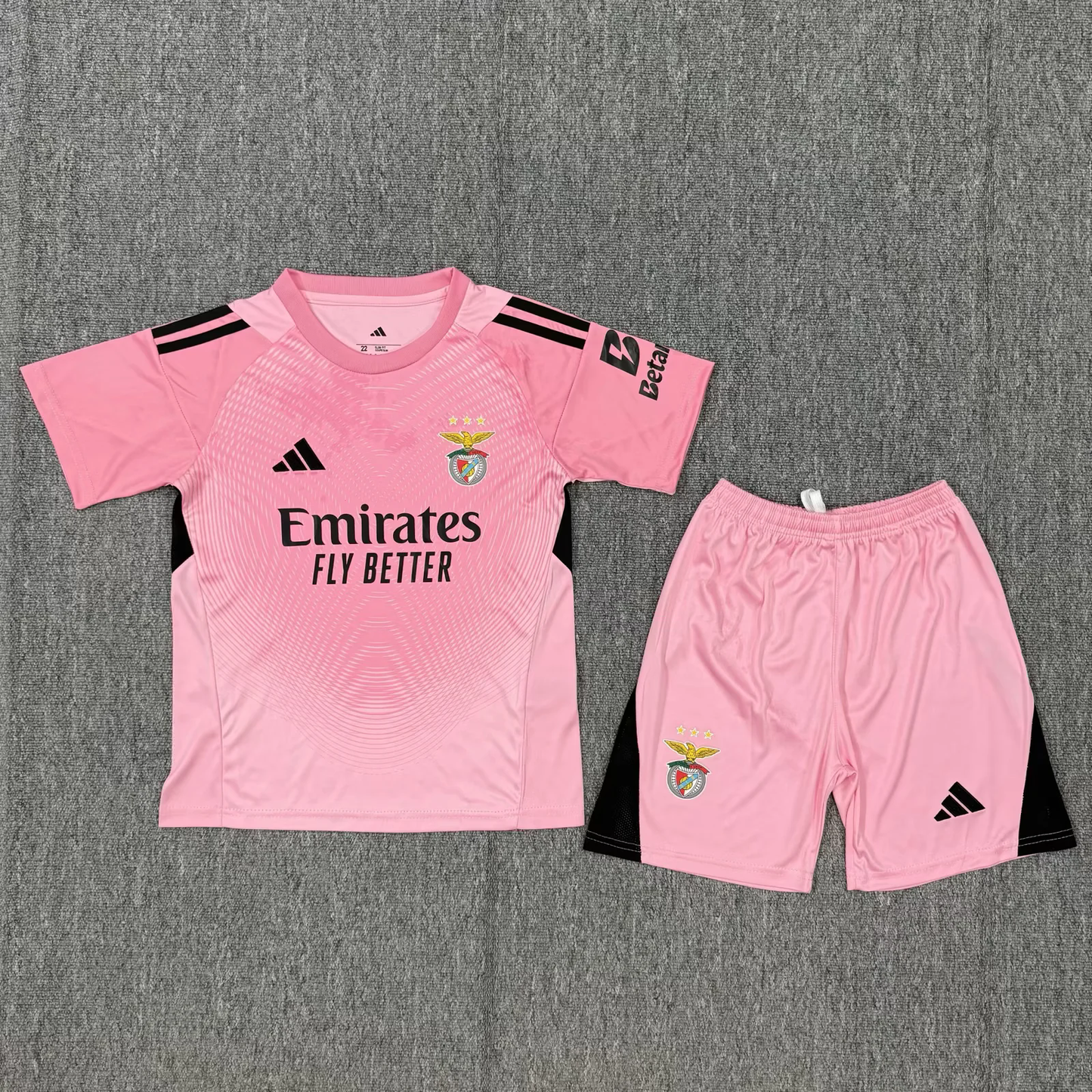 Kit Infantil Benfica Goleiro 25/26 - Rosa