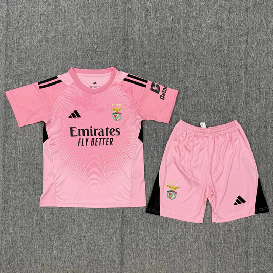 Kit Infantil Benfica Goleiro 25/26 - Rosa