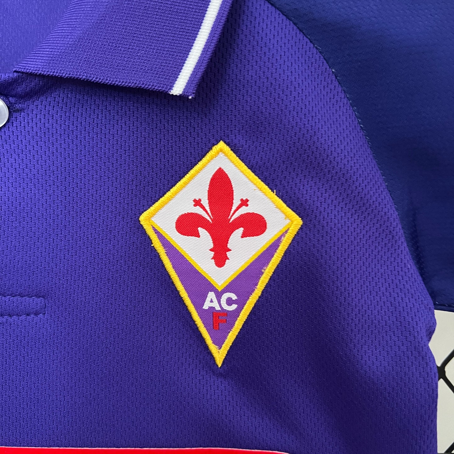 Kit Infantil Fiorentina Home Retrô 1998 . Fila  - Roxo