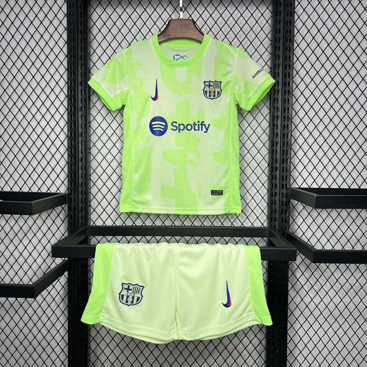 Kit Infantil Barcelona Third 24/25 - Verde