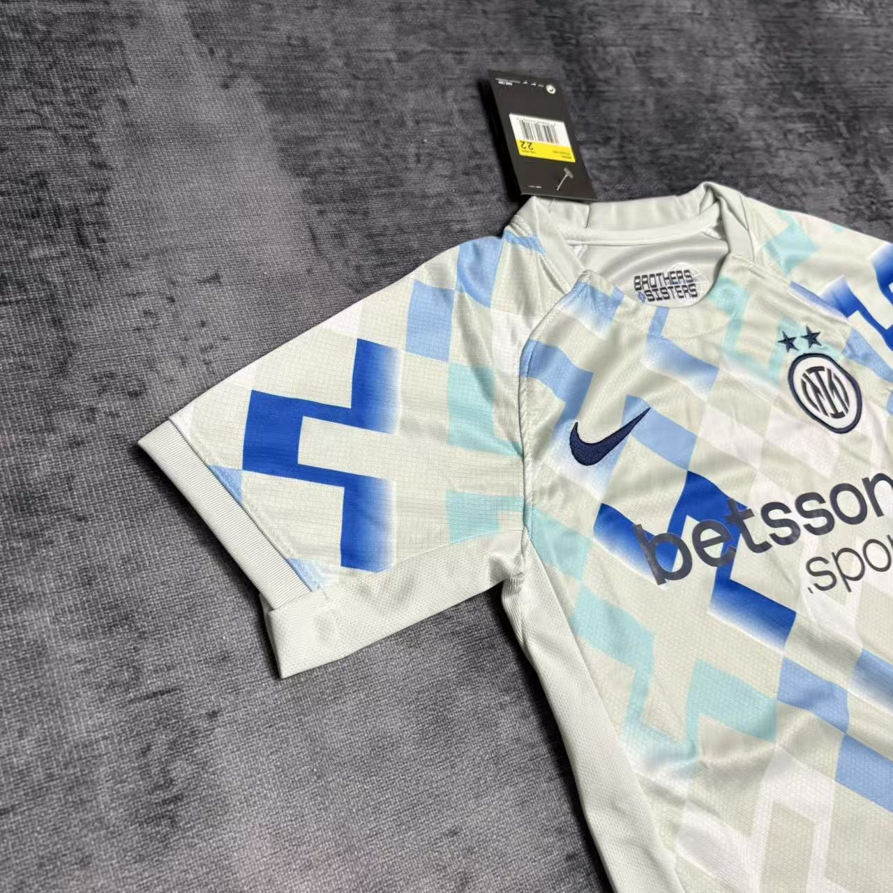 Kit Infantil Inter de Milão Away 25/26 -Branco e Azul