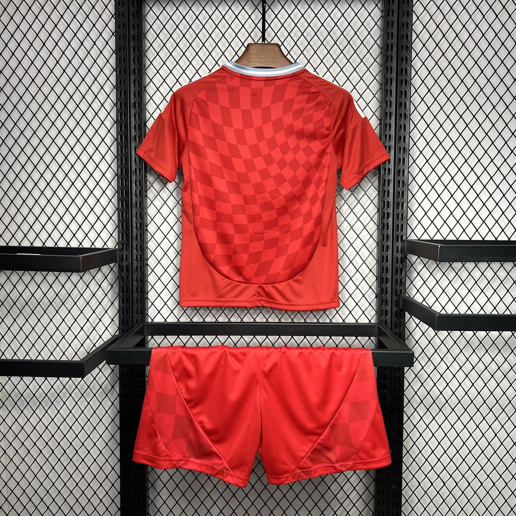 Kit Infantil Aberdeen FC Home 24/25 - Vermelho