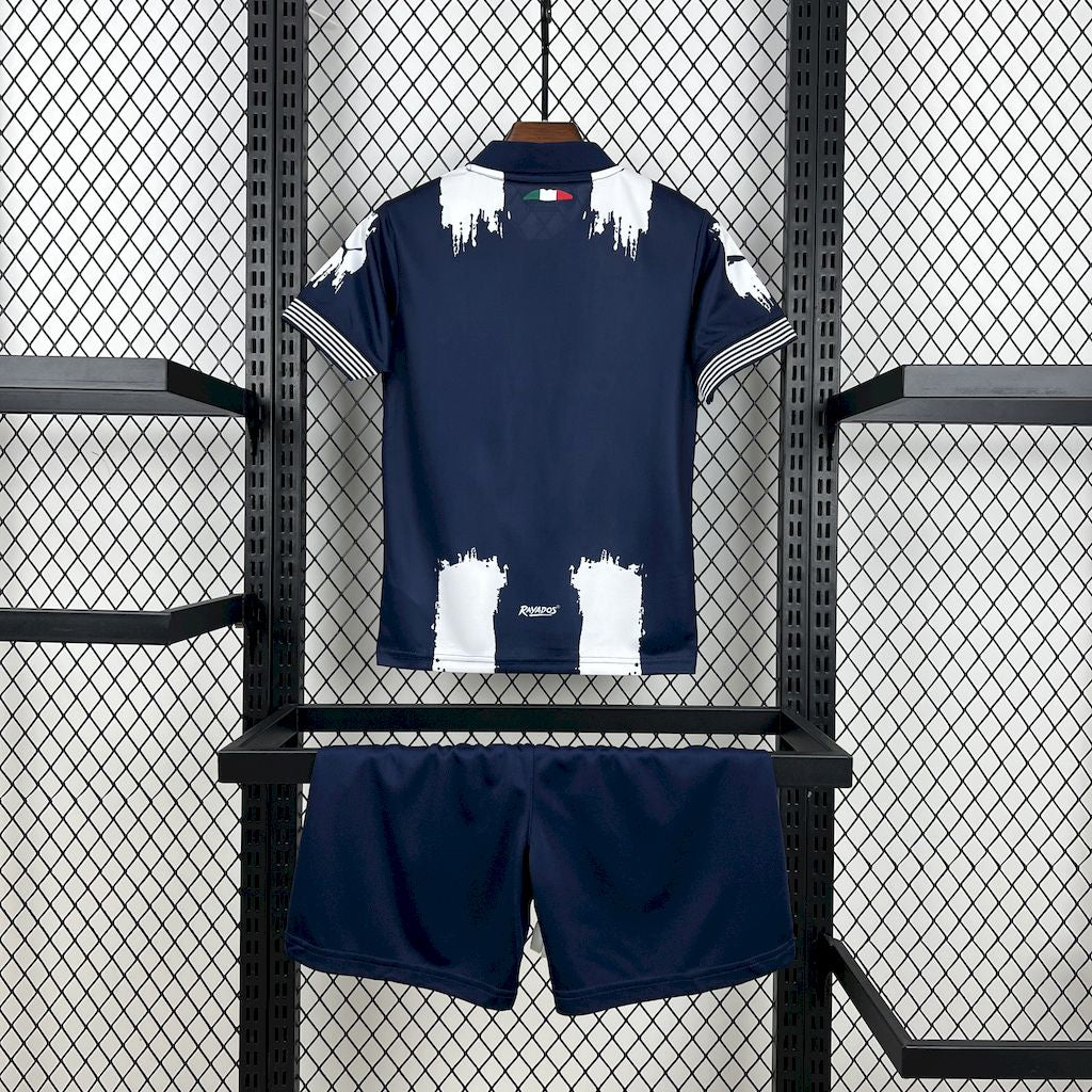 Kit Infantil Monterrey Home 25/26 . -Azul Escuro e Branco