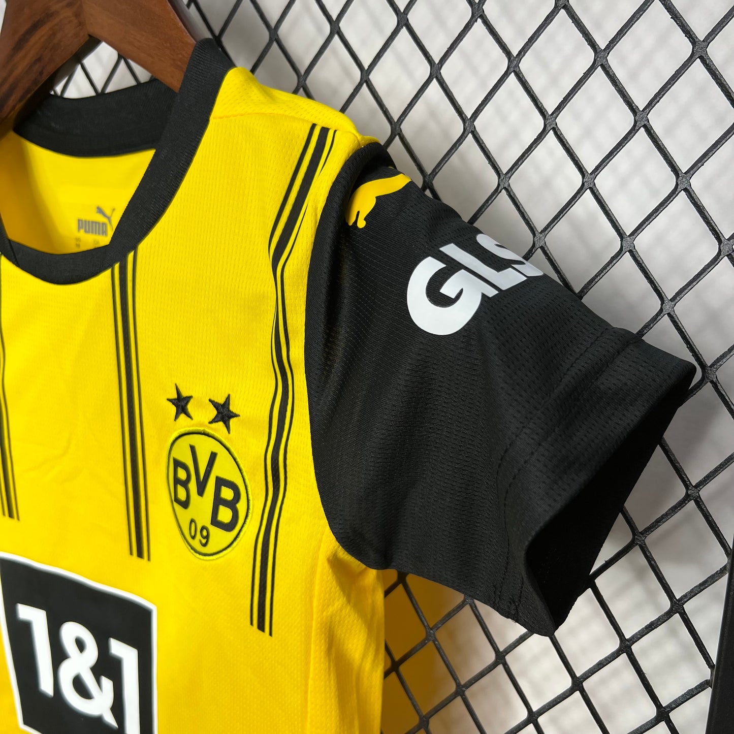 Kit Infantil Borussia Dortmund Home 24/25 -Amarela