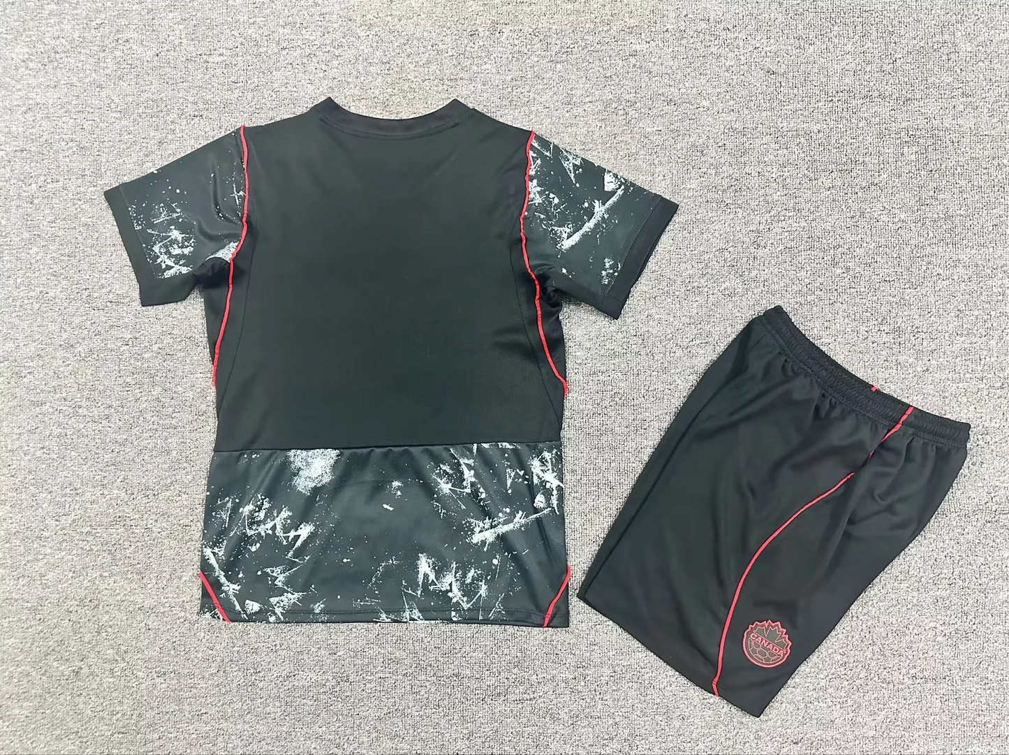 Kit Infantil Canadá Away 26/27 - Preto