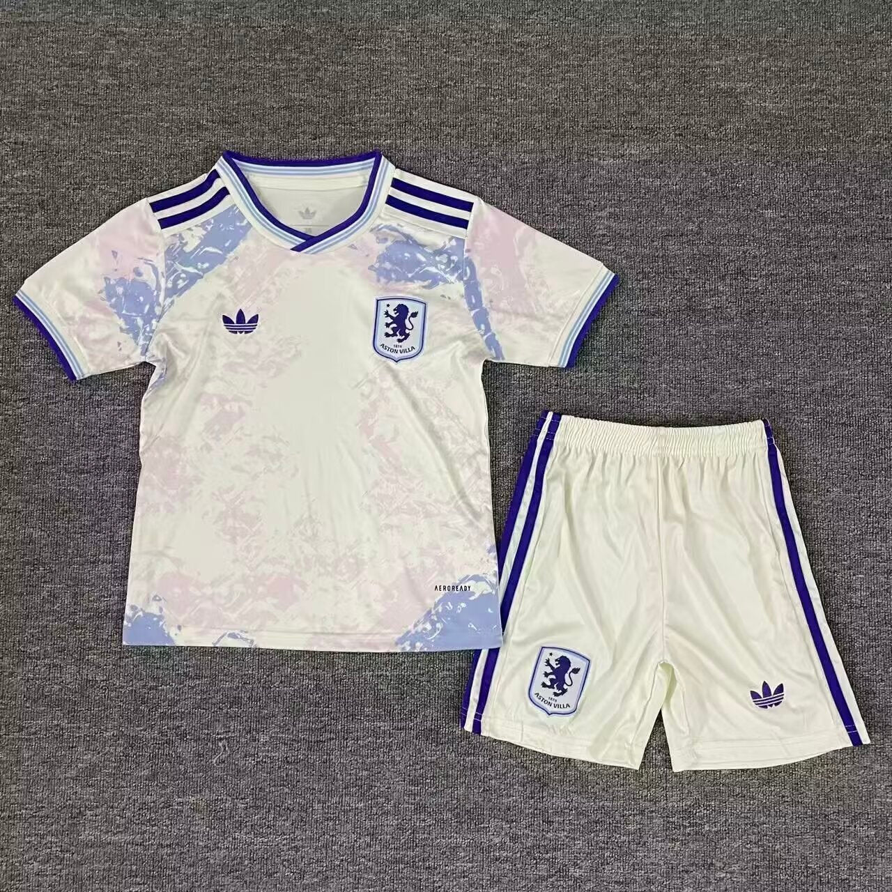 Kit Infantil Aston Villa Third 25/26 . - Branco