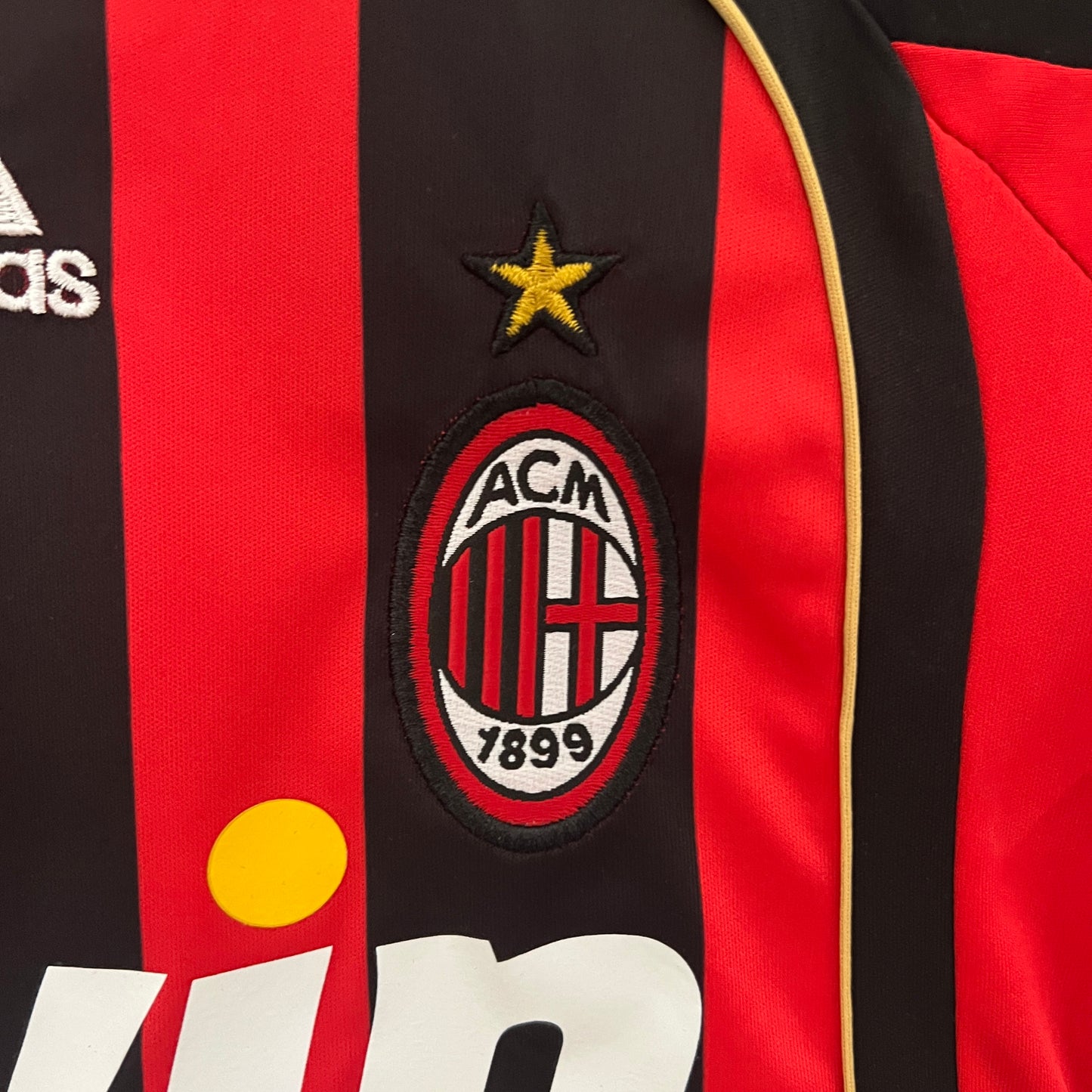 Kit Infantil Milan Home Retrô 2007 . - Vermelho e Preto