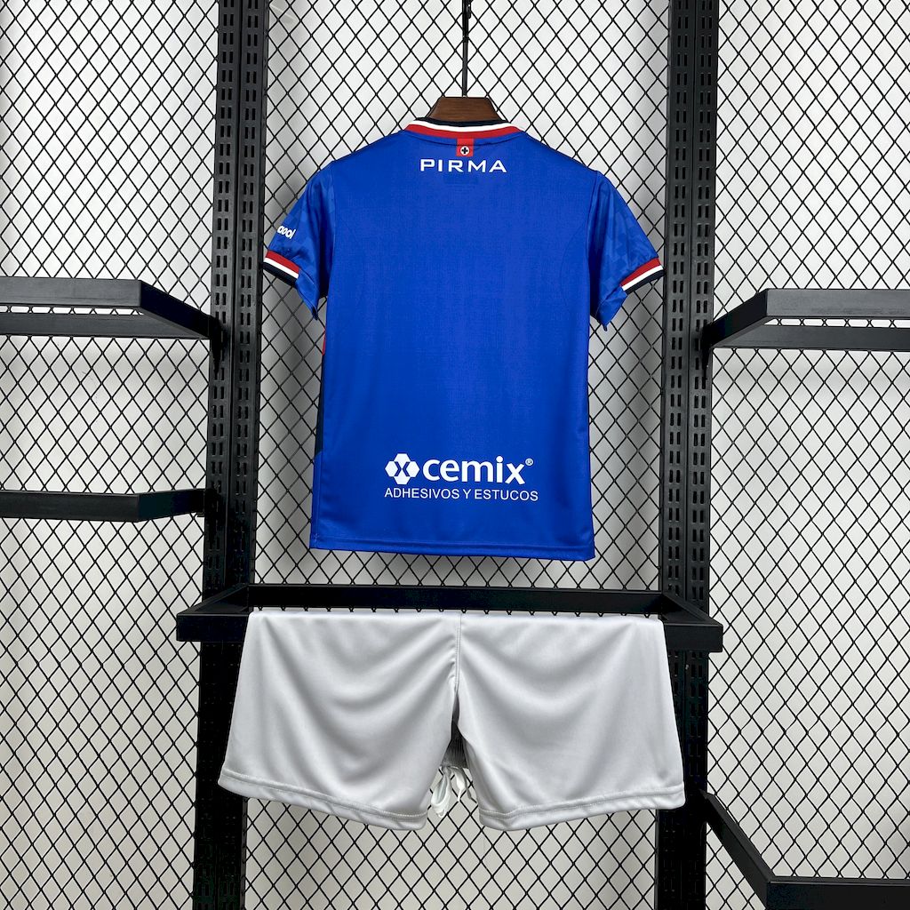 Kit Infantil Cruz Azul Home 25/26 Pirma . -Azul