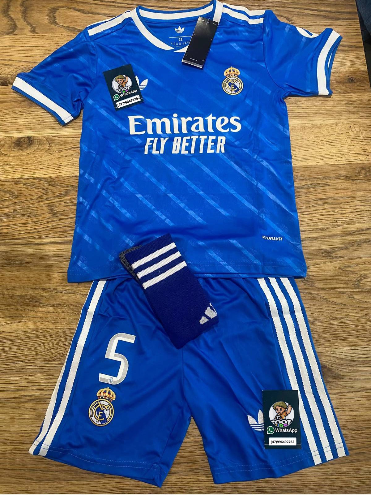 Kit Infantil Real Madrid Third 25/26 -Azul