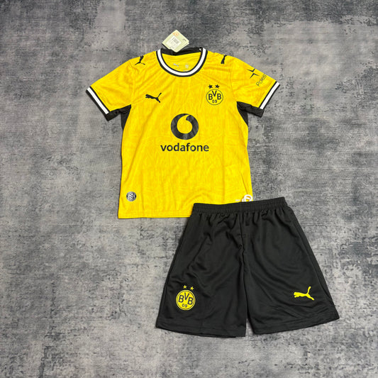 Kit Infantil Borussia Dortmund Home 26/27 - Amarela