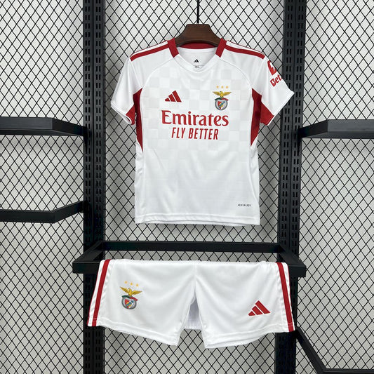 Kit Infantil Benfica Away 25/26 -Vermelha