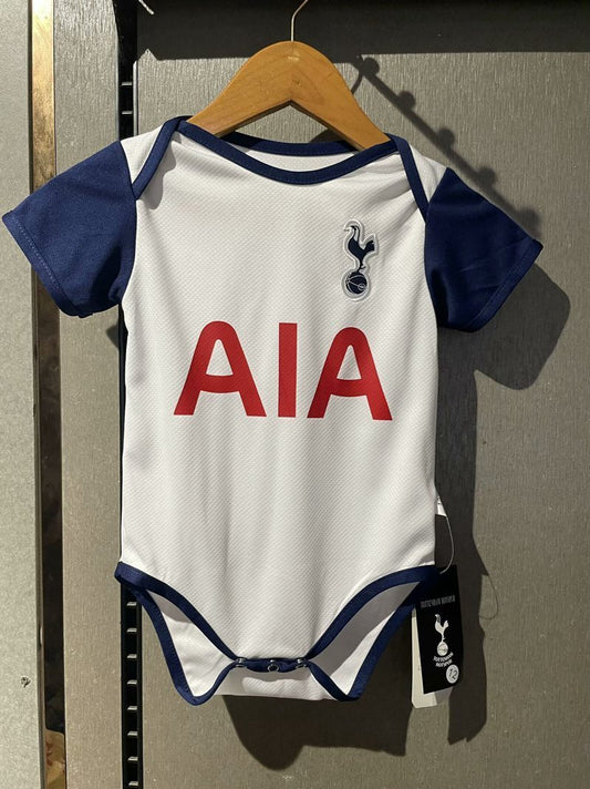 Body Bebê Infantil Tottenham Home 24/25  -  Branco e Azul