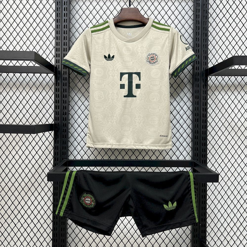 Kit Infantil Bayern de Munique Edição Especial 25/26 - Bege