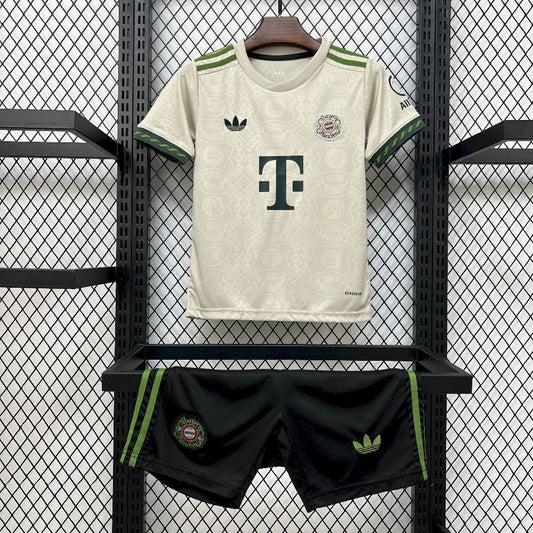 Kit Infantil Bayern de Munique Edição Especial 25/26 - Bege