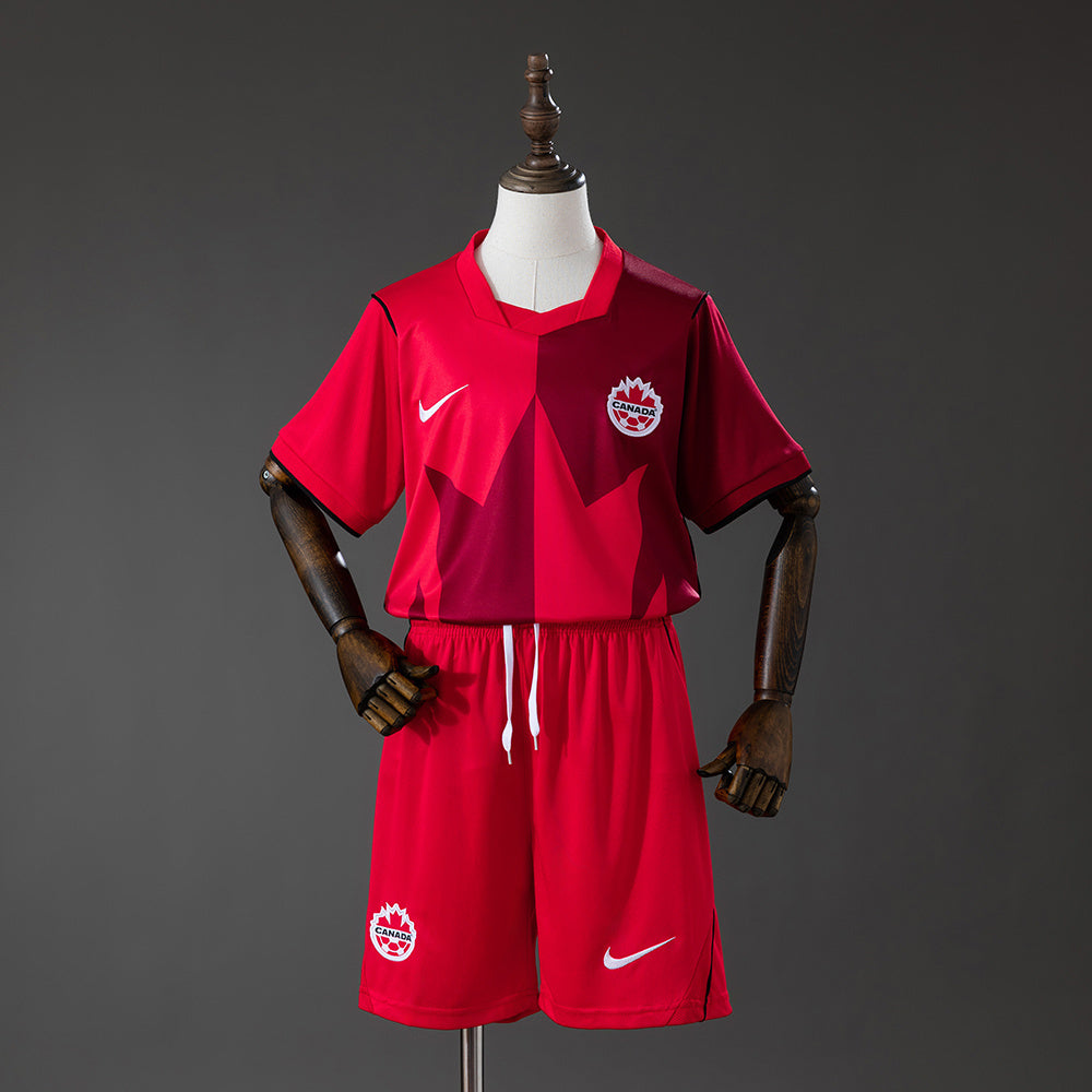 Kit Infantil Canadá Home 26/27 - Vermelho