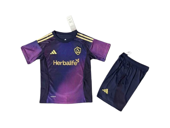 Kit Infantil LA Galaxy Away 25/26 . - Roxo