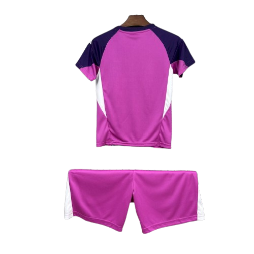Kit Infantil Real Madrid Goleiro 25/26 -Roxo