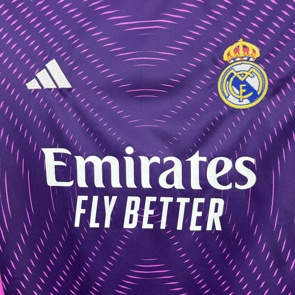 Kit Infantil Real Madrid Goleiro 25/26 -Roxo