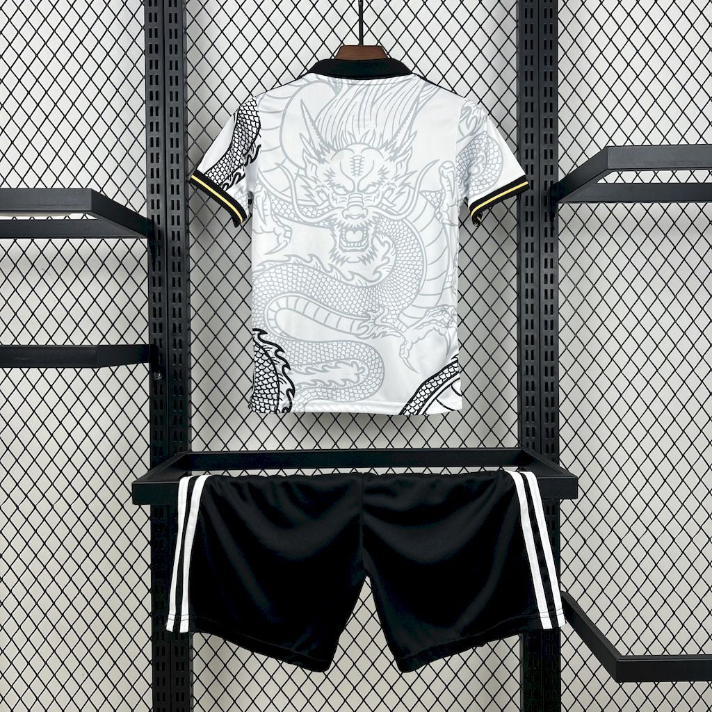 Kit Infantil Real Madrid Edição Especial Dragão 23/24 -Branco