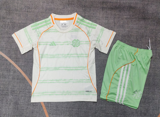 Kit Infantil Celtic Away 25/26 -Verde Claro
