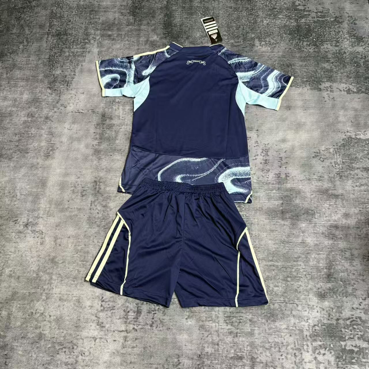 Kit Infantil Ajax Third 25/26 -Azul Escuro