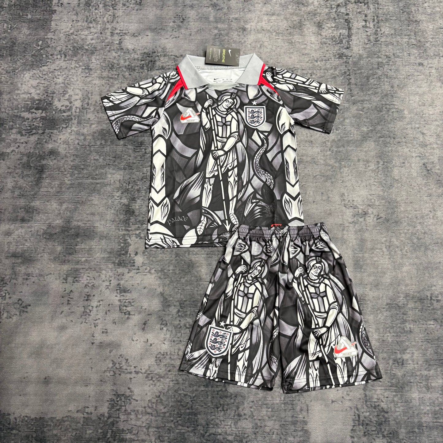 Kit Infantil Inglaterra Edição Especial 26/27 - Cinza