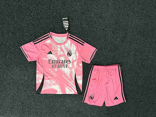 Kit Infantil Real Madrid Goleiro 25/26 . - Rosa