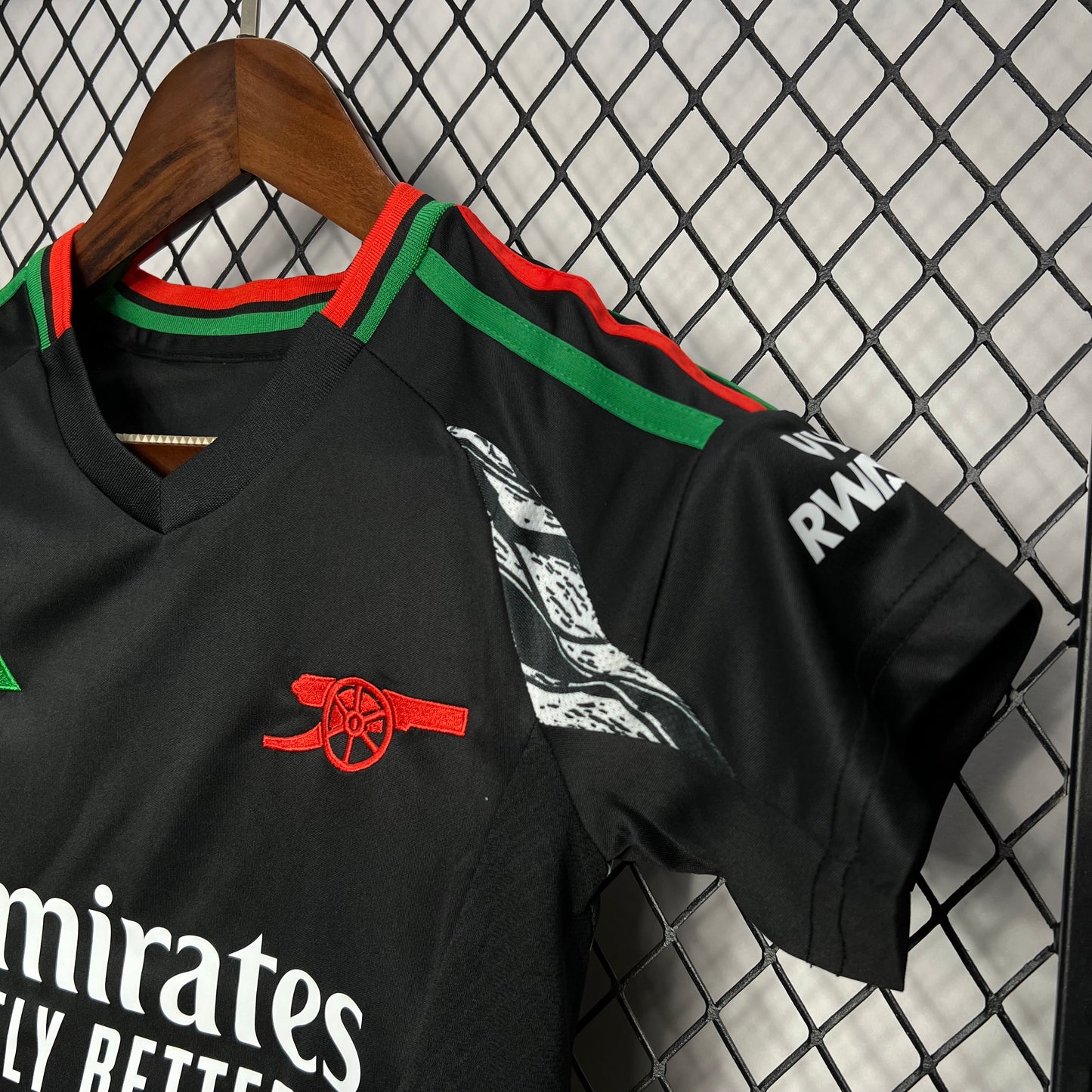 Kit Infantil Arsenal Away 24/25 - Preto