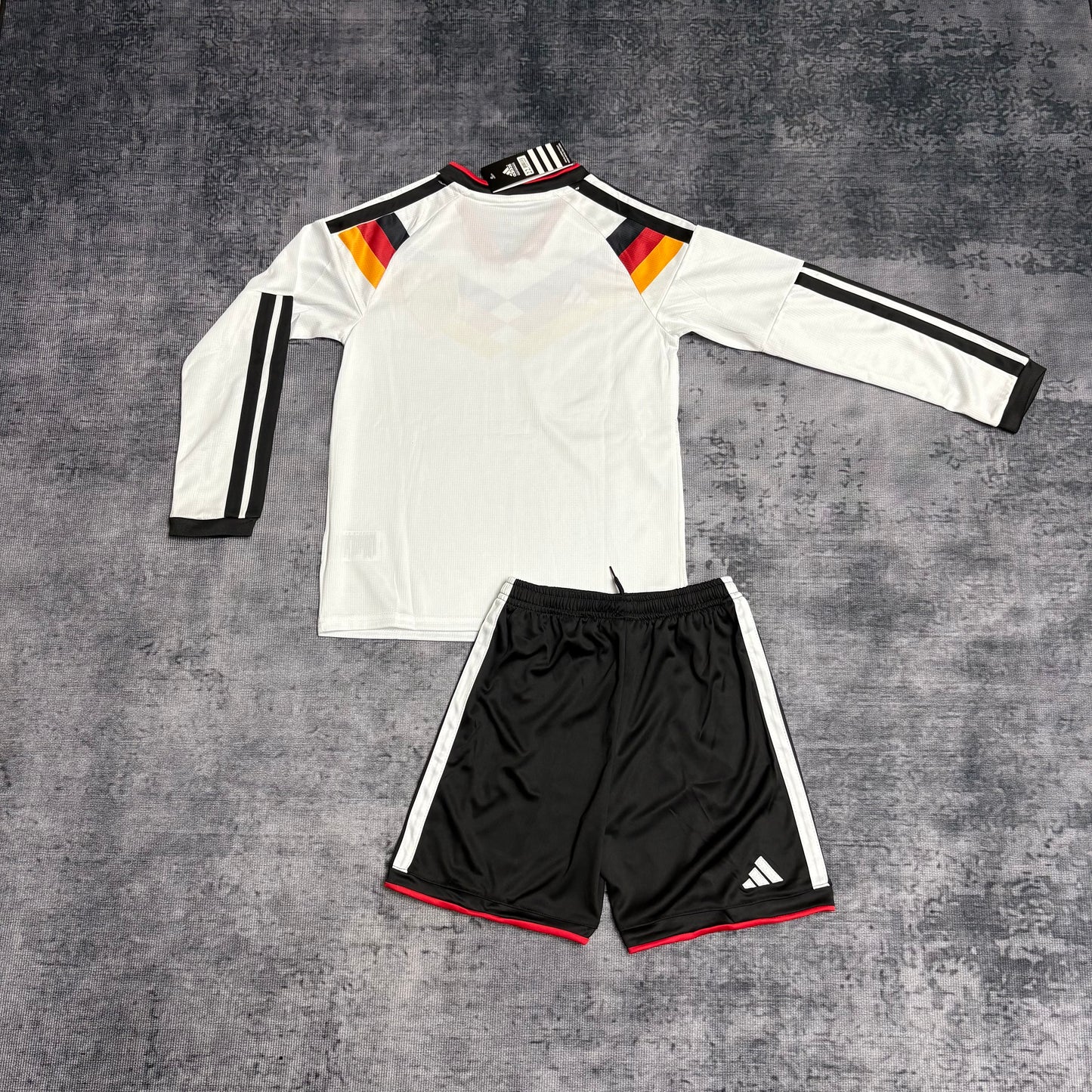 Kit Infantil Alemanha Home Manga Longa 26/27 - Branco