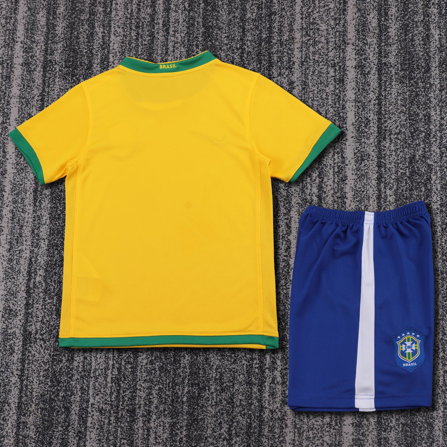 Kit Infantil Brasil Retro Home 2006 - Amarela