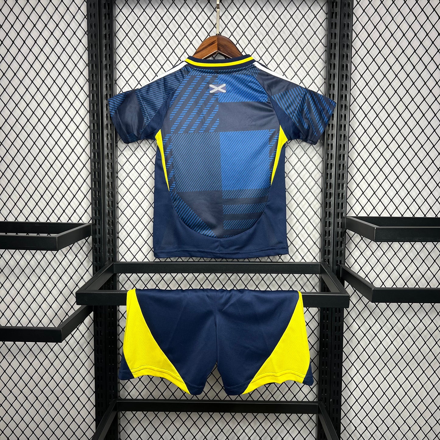 Kit Infantil Escocia Home 24/25 -Azul