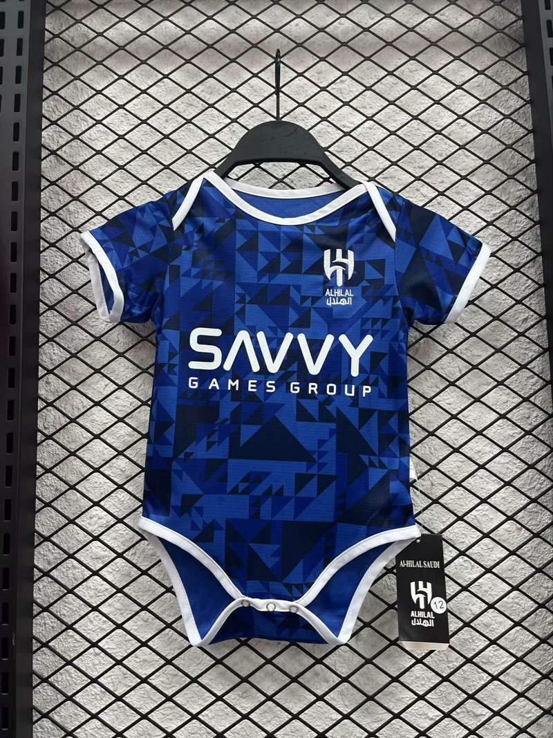 Body Bebê Infantil Al Hilal Home 24/25  - Azul