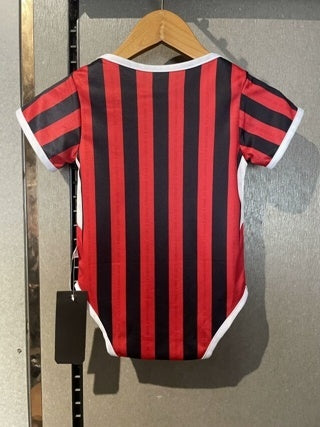 Body Bebê Infantil Milan Home 24/25  - Preto e Vermelho