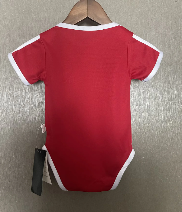 Body Bebê Infantil Liverpool Home 25/26  - Vermelho