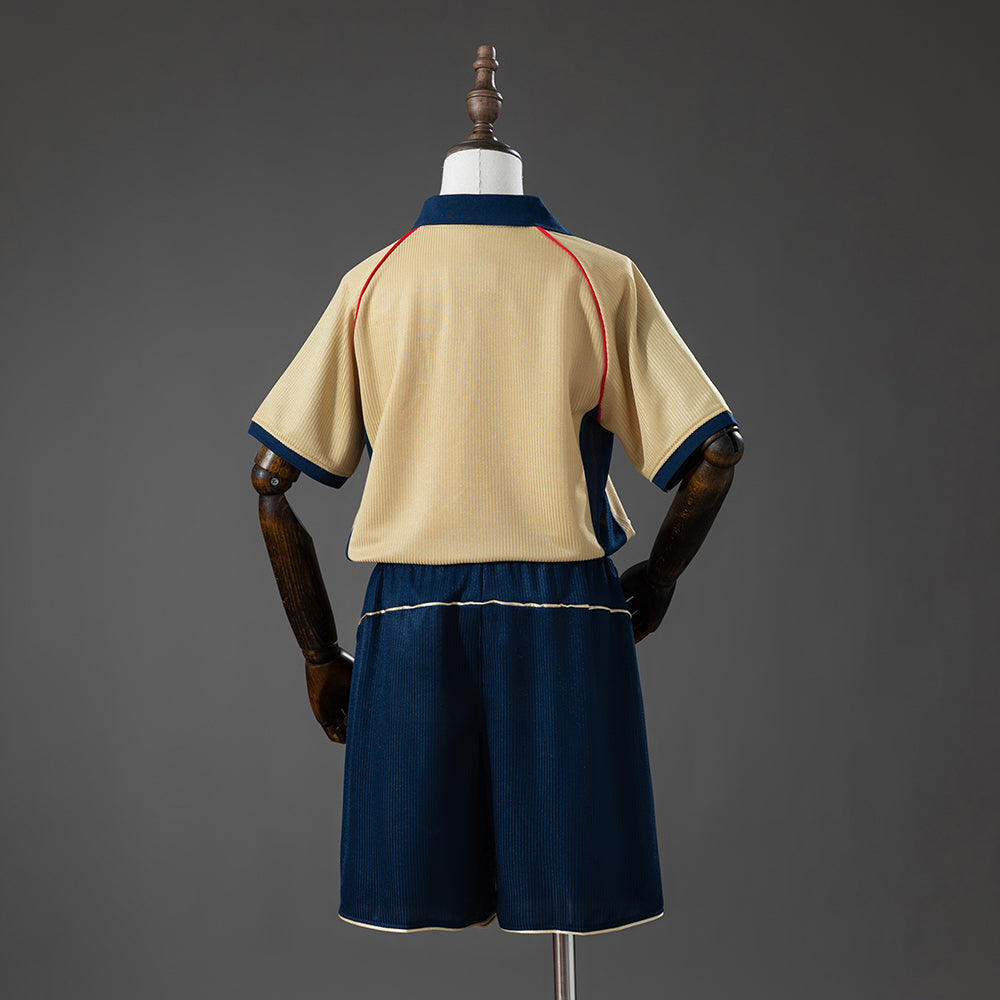 Kit Infantil Arsenal Away Retrô 00/01 - Marrom