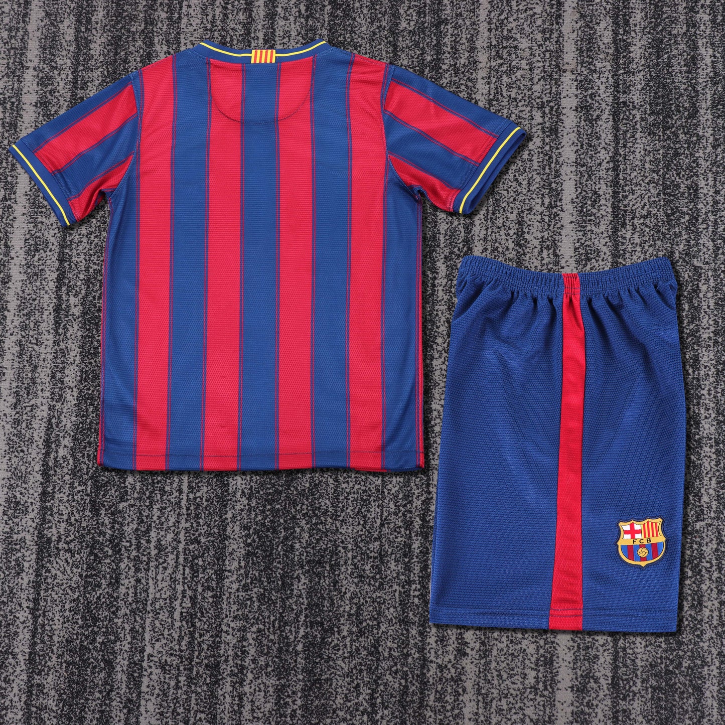 Kit Infantil Barcelona Home Retrô 08/09 - Grená