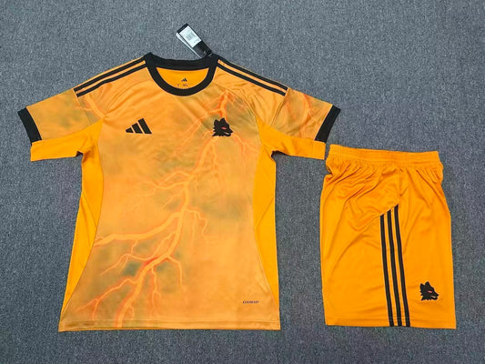 Kit Infantil Roma Away 25/26 . - Laranja