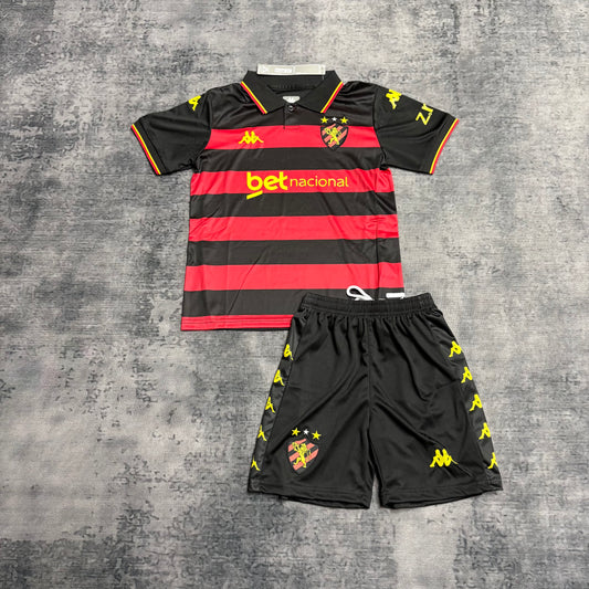 Kit Infantil Sport Home 26/27 - Vermelho e Preto