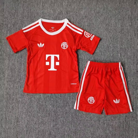 Kit Infantil Bayern de Munique Goleiro 25/26 - Vermelho