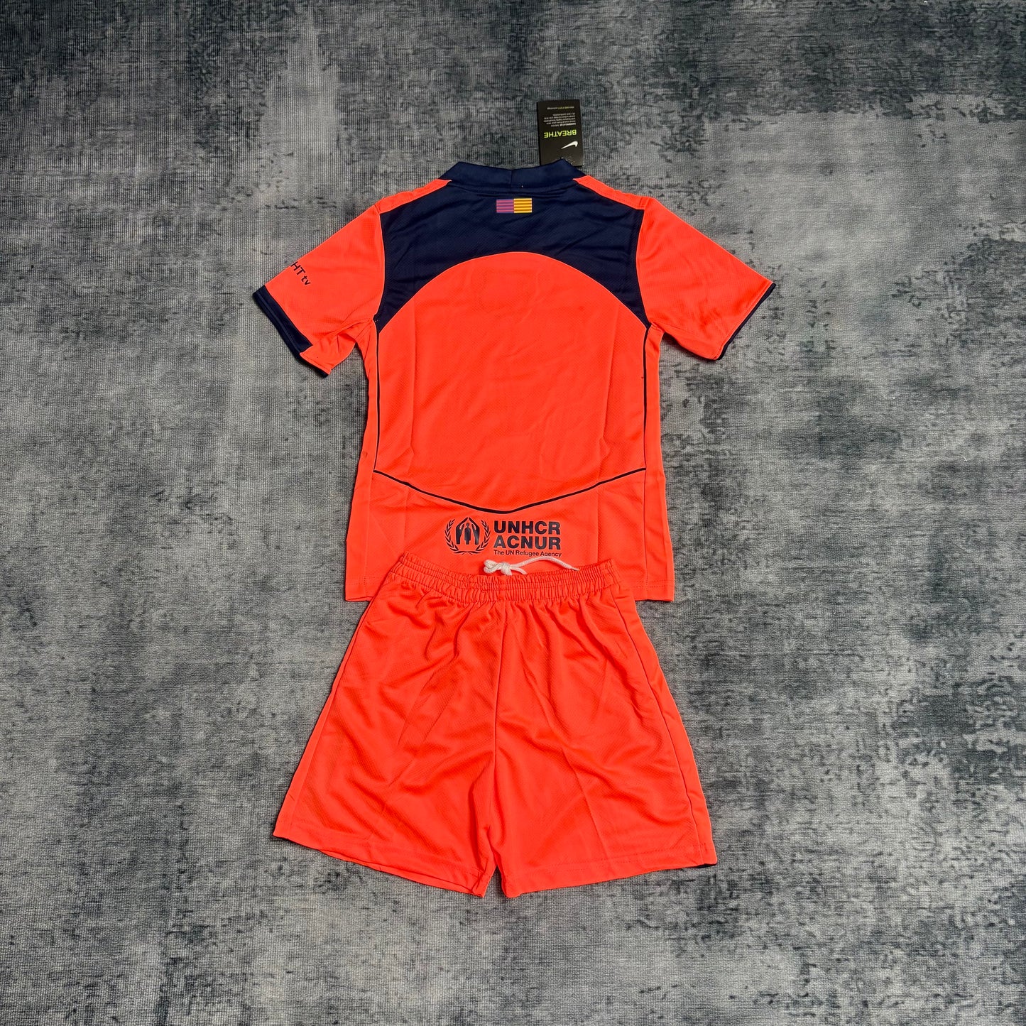 Kit Infantil Barcelona Third 25/26 - Laranja
