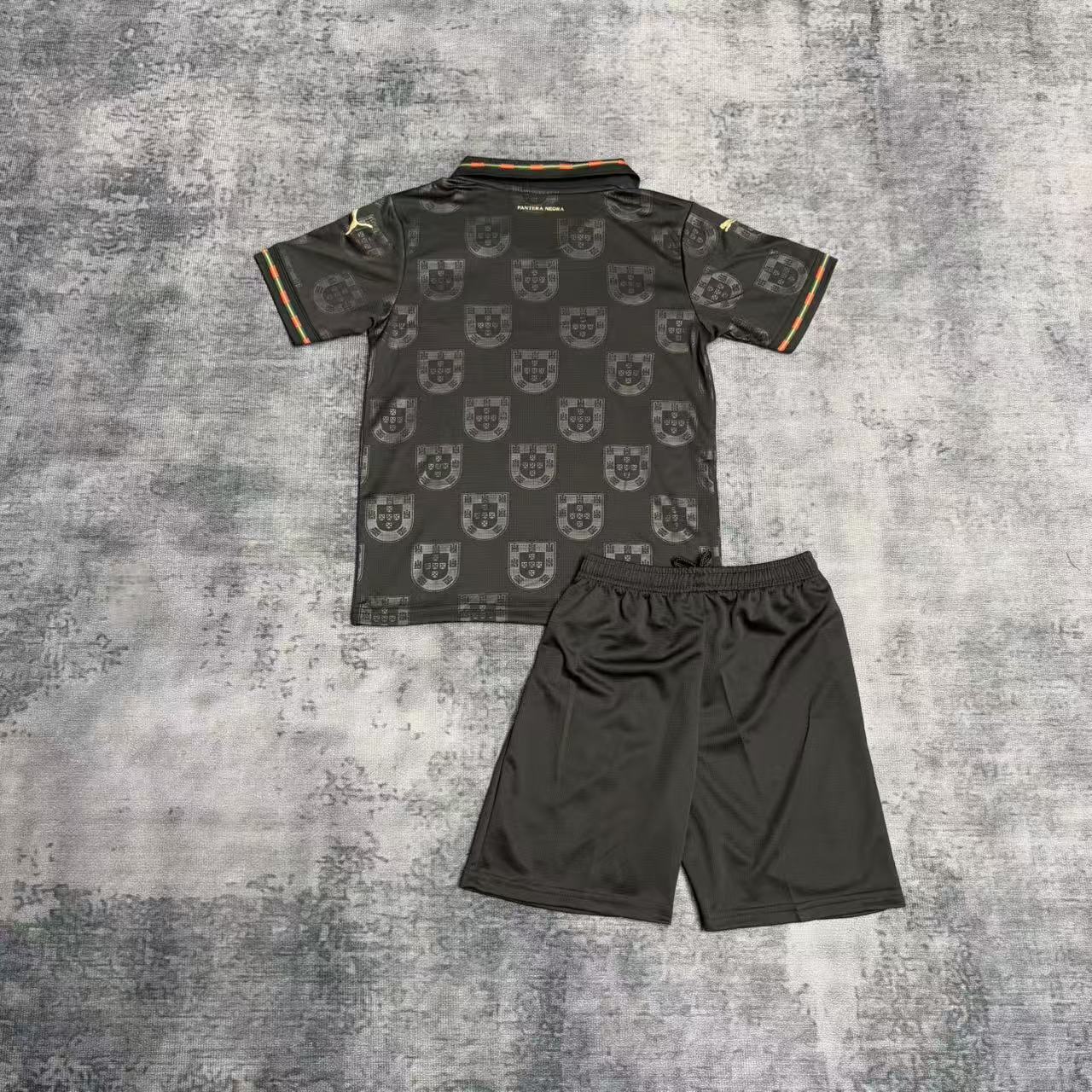 Kit Infantil Portugal Third 25/26 - Preto