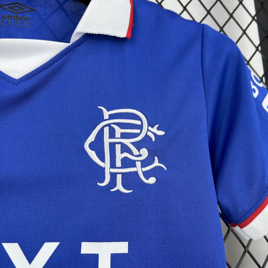 Kit Infantil Rangers Home 25/26 . - Azul