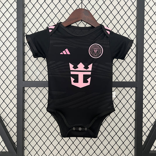 Body Bebê Infantil Inter Miami Away 24/25 -Preto