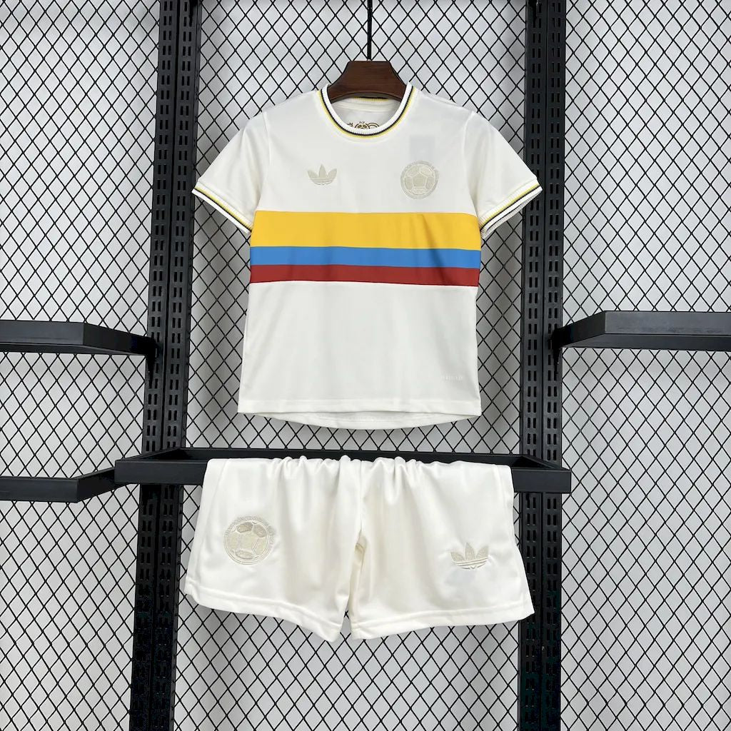 Kit Infantil Colômbia Third 24/25 -Branca